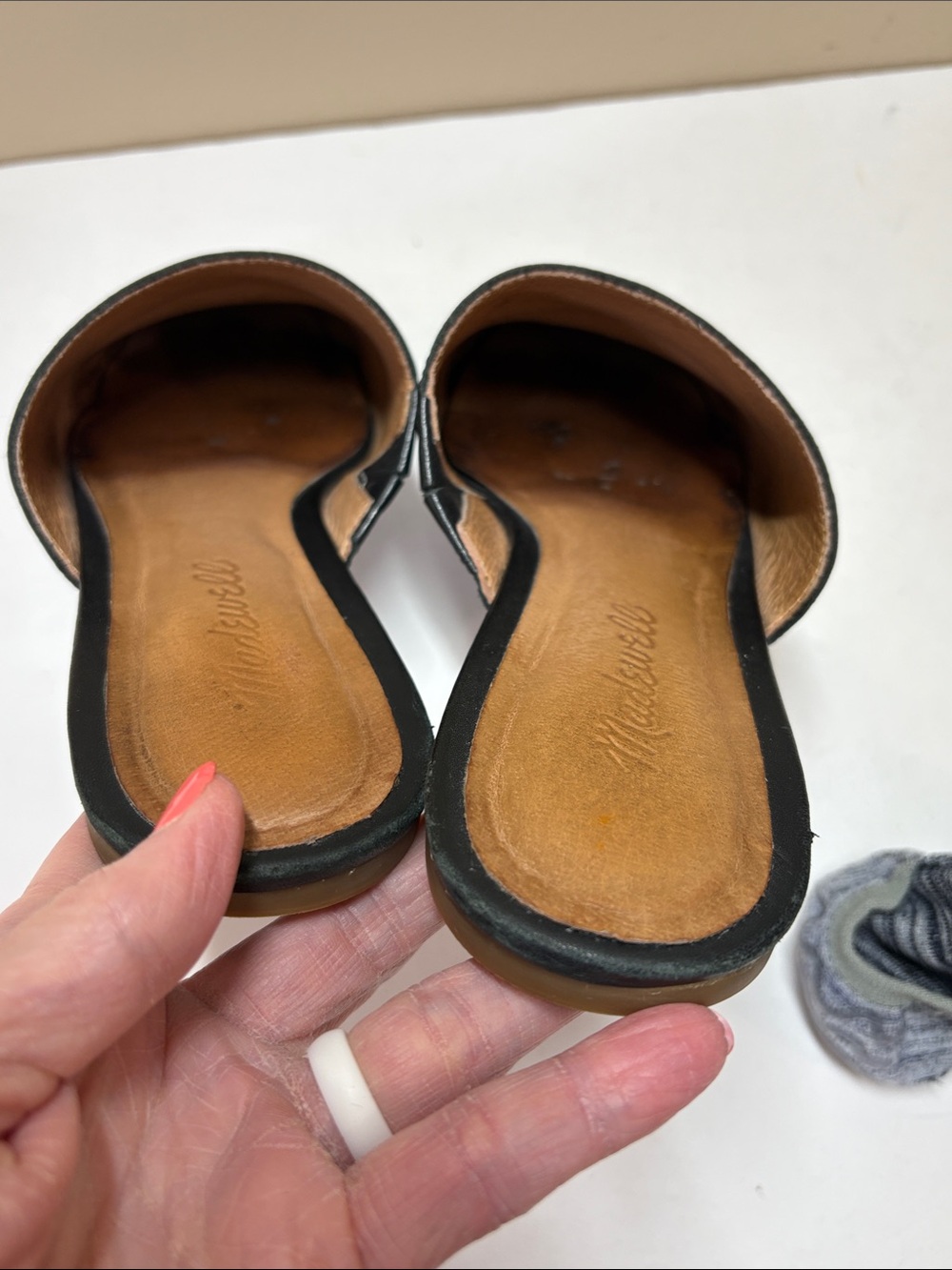 Madewell Black Leather “the Cory” Mules, 8.5 - Picture 8 of 10